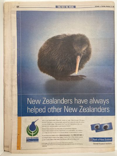 OLD NEWSPAPER: The New Zealand Herald, 13th November 2003 - Herald 140 years old