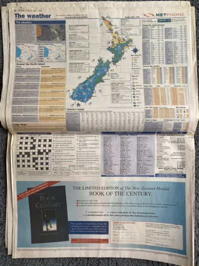 OLD NEWSPAPER: The New Zealand Herald, 1st April 2002 - Queen Mother death