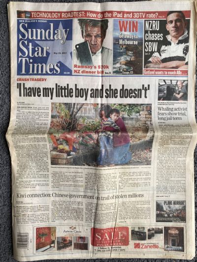 OLD NEWSPAPER: Sunday Star Times - 23rd May 2010