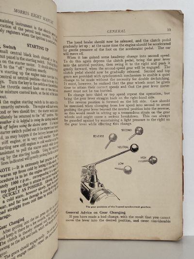 OPERATION MANUAL for the MORRIS EIGHT (SERIES II)