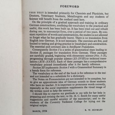 ESSENTIAL GERMAN FOR SCIENCE STUDENTS