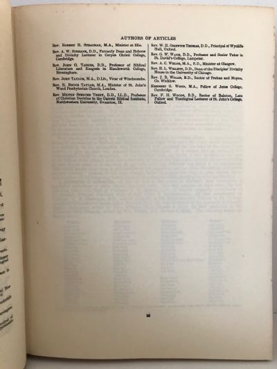 DICTIONARY OF THE BIBLE 1909