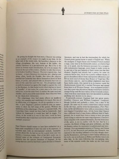 THE CANTERBURY TALES: An Illustrated Edition