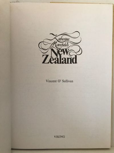 KATHERINE MANSFIELD'S NEW ZEALAND