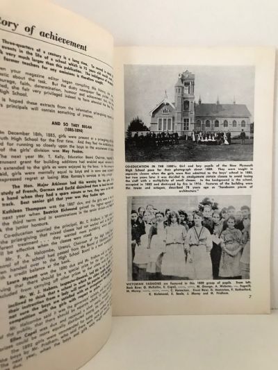 NEW PLYMOUTH GIRLS' HIGH SCHOOL: 75th Anniversary Magazine 1885-1960