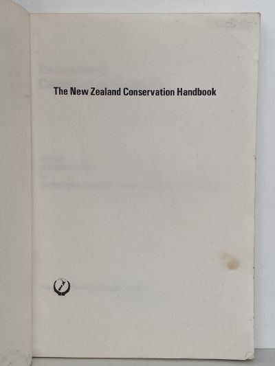 THE NEW ZEALAND CONSERVATION HANDBOOK