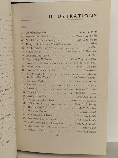 LOG OF THE HUIA: Record of the Schooner