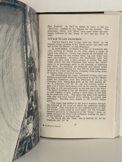 LOG OF THE HUIA: Record of the Schooner