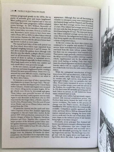 THE ERA OF THE BUSH TRAM IN NEW ZEALAND