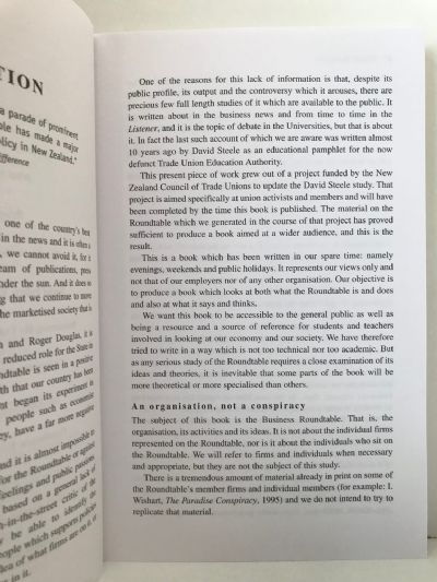 FIRST KNIGHTS: An Investigation of The New Zealand Business Roundtable