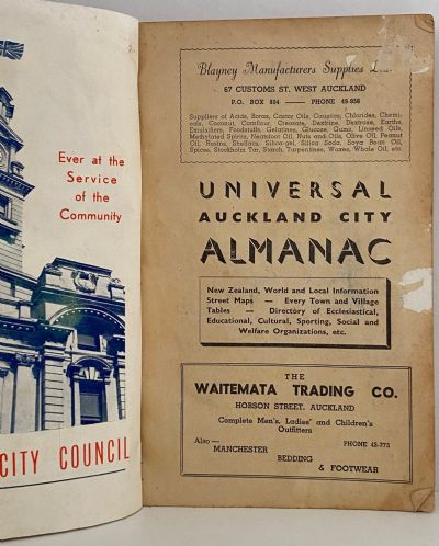UNIVERSAL ALMANAC: For Auckland City 1955-56