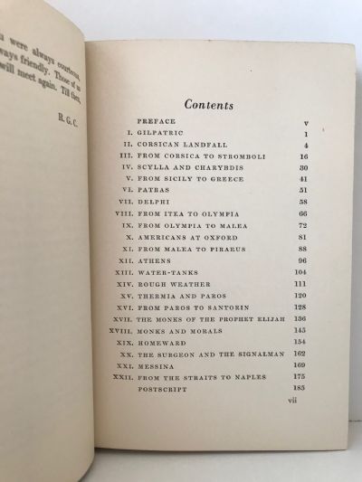THE FIRST MATE'S LOG: A Voyage to Greece In The Schooner Yacht Fleur de Lys