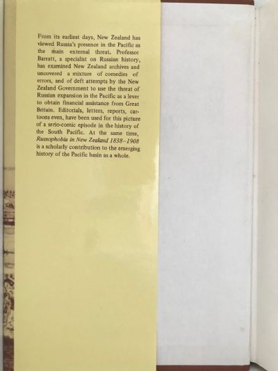 RUSSOPHOBIA In New Zealand 1838-1908