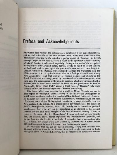 RUSSOPHOBIA In New Zealand 1838-1908
