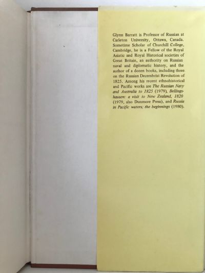 RUSSOPHOBIA In New Zealand 1838-1908