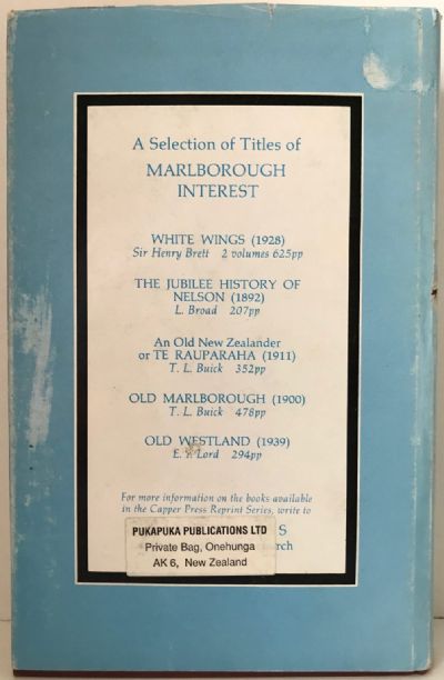 MARLBOROUGH: A Provincial History