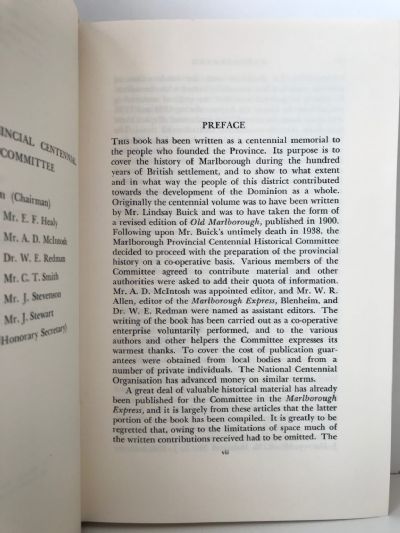MARLBOROUGH: A Provincial History