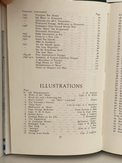 LOG OF THE HUIA: A Record of the Schooner 1894-1951