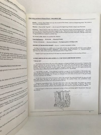 EDGECUMBE & DISTRICT PRIMARY SCHOOL: 75th Jubilee 1914-1989