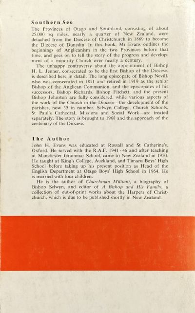 SOUTHERN SEE: The Anglican Diocese of Dunedin