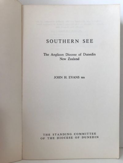 SOUTHERN SEE: The Anglican Diocese of Dunedin