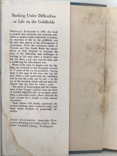 BANKING UNDER DIFFICULTIES: Or Life on the Goldfields