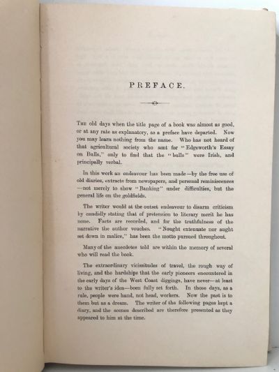 BANKING UNDER DIFFICULTIES: Or Life on the Goldfields