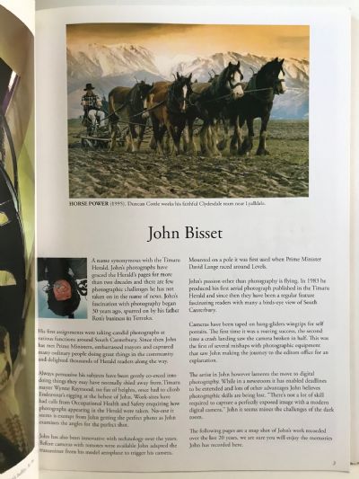 JOHN BISSETT: 20 years Timaru Herald Photographer