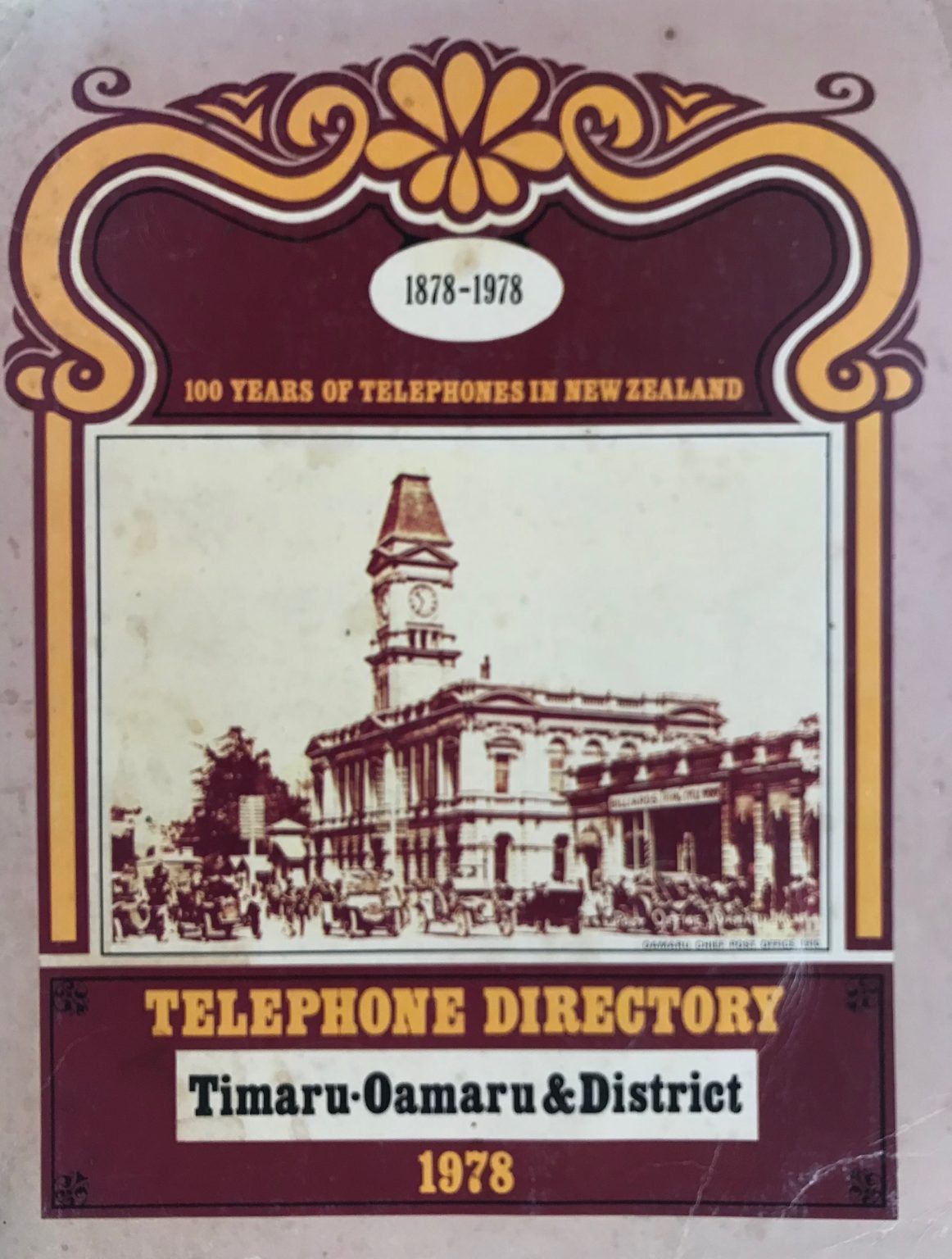 TELEPHONE DIRECTORY: Timaru-Oamaru & District 1978