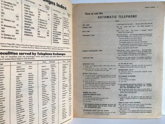 TELEPHONE DIRECTORY: Timaru-Oamaru & District 1978
