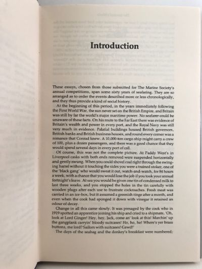 THE SEAMAN'S WORLD: Merchant Seamen's Reminiscences
