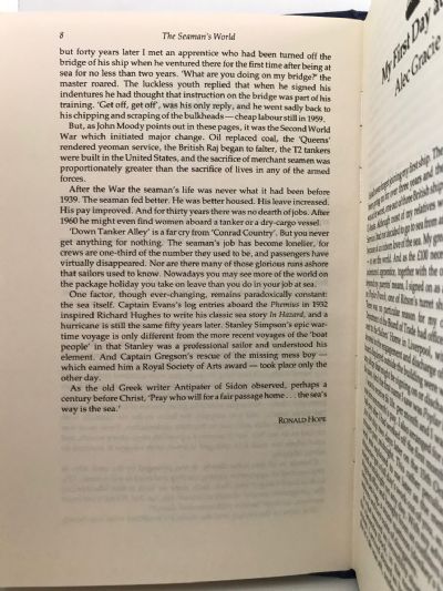 THE SEAMAN'S WORLD: Merchant Seamen's Reminiscences