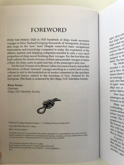 FORGOTTEN SHIPS: Unfinished Voyages To New Zealand 1820-1925