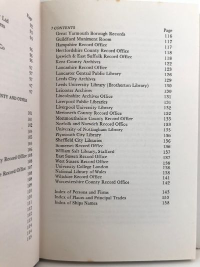 SHIPPING: A Survey of Historical Records