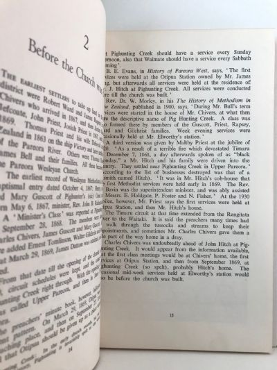 A CLOUD OF WITNESSES: The Wesleyans of Pighunting Creek and Pareora