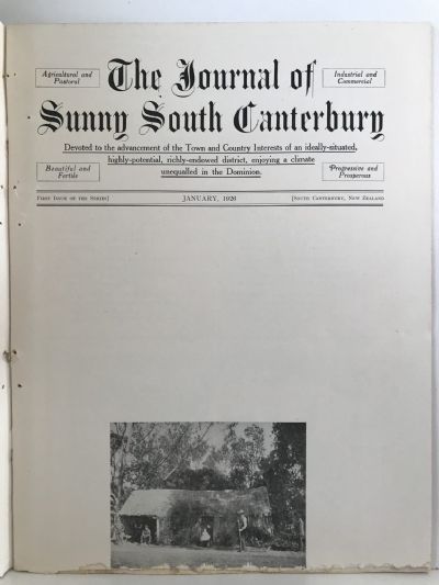 THE JOURNAL OF SUNNY SOUTH CANTERBURY: January 1926