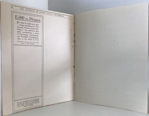 THE JOURNAL OF SUNNY SOUTH CANTERBURY: January 1926