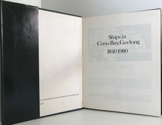SHIPS IN CORIO BAY, Geelong 1840-1980