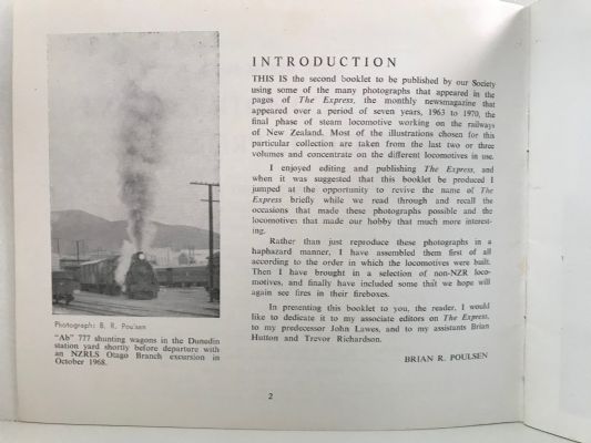 STEAM LOCOMOTIVES FROM The Express, NZR Album No. 3