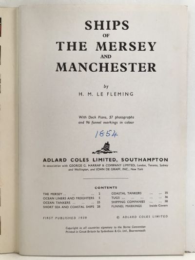 SHIPS OF THE MERSEY AND MANCHESTER