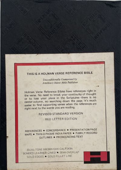 HOLY BIBLE: Red Letter Edition 