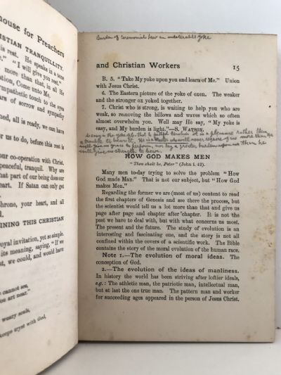 STOREHOUSE FOR PREACHERS AND TEACHERS: Sermons and Addresses