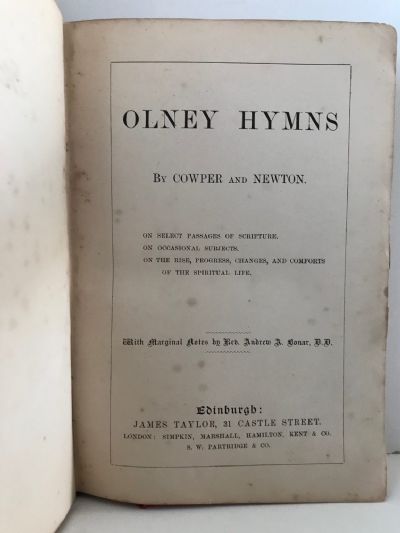 OLNEY HYMNS