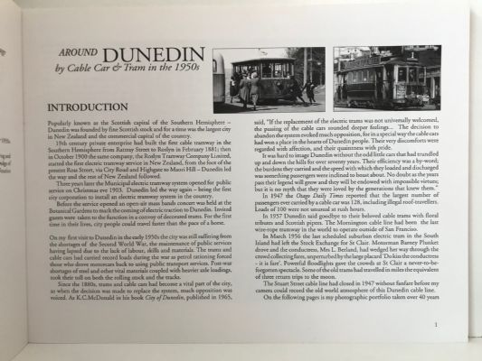 AROUND DUNEDIN: By Cable Car and Tram in the 1950s