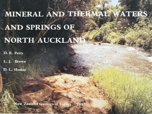 MINERAL AND THERMAL WATERS AND SPRINGS of North Auckland 