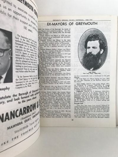 GREYMOUTH: The First 100 Years 1868 - 1968