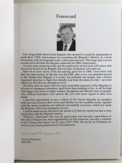 WHEN THE SMOKE CLEARS: A History of the Timaru Fire Brigade 1864 - 1995