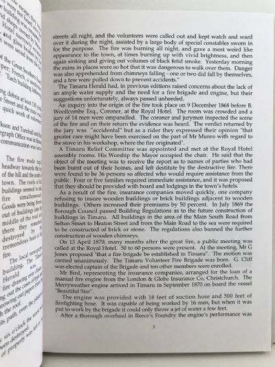 WHEN THE SMOKE CLEARS: A History of the Timaru Fire Brigade 1864 - 1995