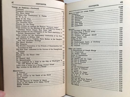 POEMS: of John Greenleaf Whittier - With Explanatory Notes