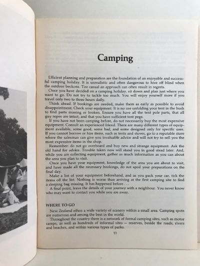 GUIDE TO THE GREAT OUTDOORS A Manual on Camping and Tramping in New Zealand